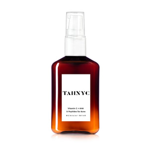Vitamin C + AHA & Peptides for Acne and Scarring Molecular Serum Product Image against White Backdrop