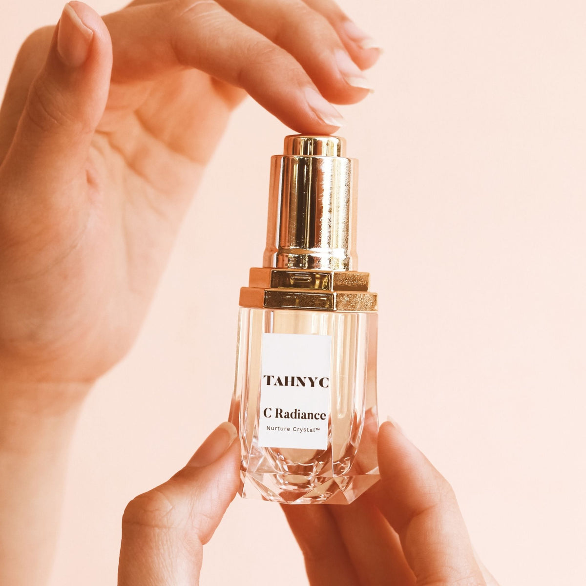 C Radiance Held between 2 Hands