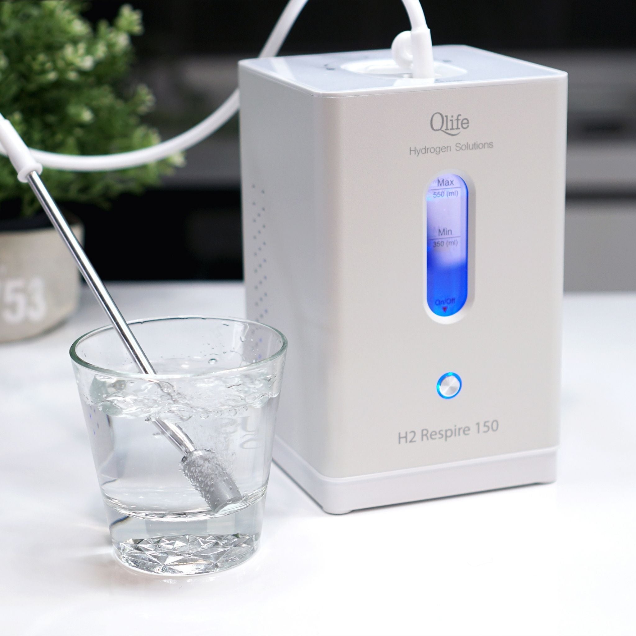 Qlife Respire 150 Generates H2 Rich Water | Safe Serene Space Canada