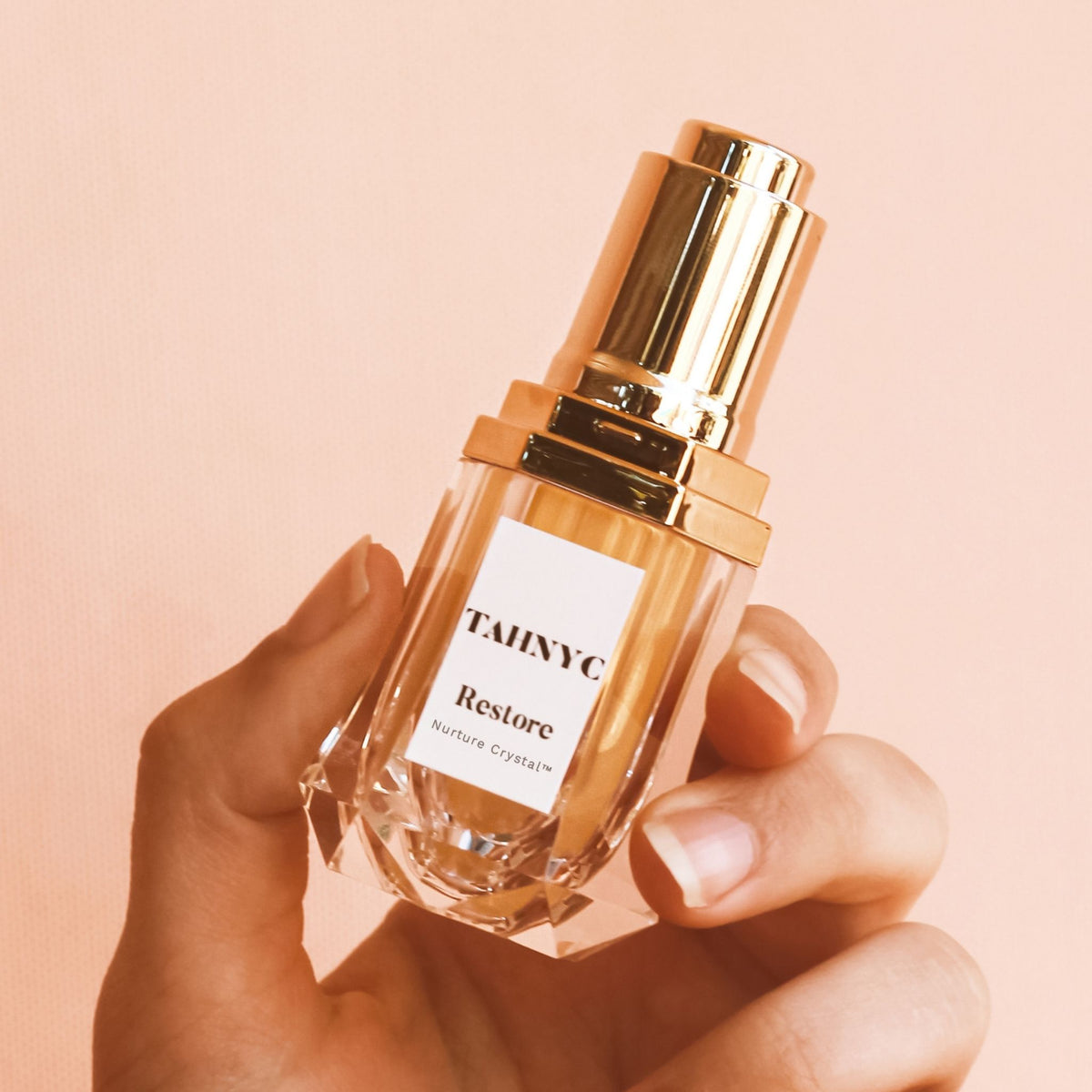 Restore Concentrated 3 Source Rosehip Nurture Crystal, a natural retinol alternative.